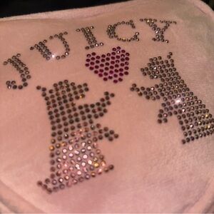 Kids Juicy Couture Pink and Gold Chain Pouch